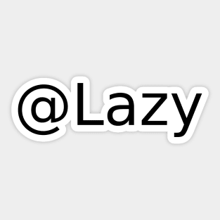 @Lazy Sticker